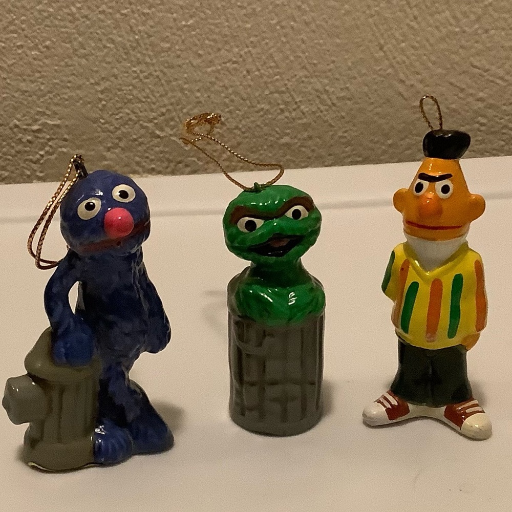 Sesame Street| Vintage 70s Ornaments